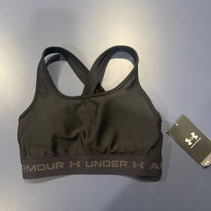 Under Armour Black Cross-Back Bra